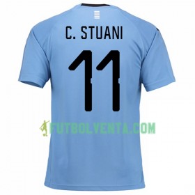 Camiseta de fútbol Uruguay C.Stuani 11 1ª equipación Mundial 2018
